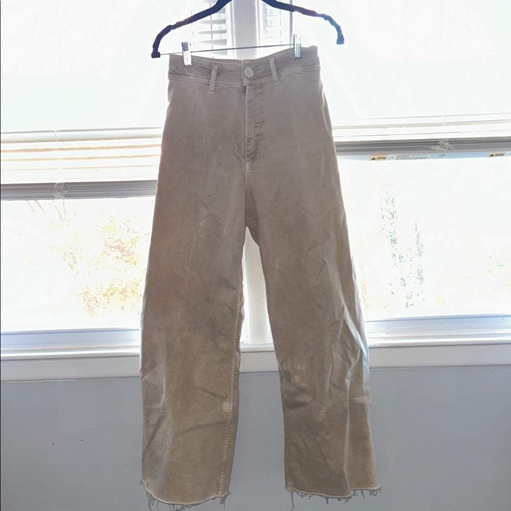 Zara High Rise Women Jeans - Tan